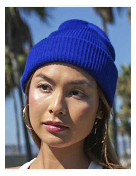 FLE-1504RY-Recycled Yarn Ribbed Knit Beanie 2